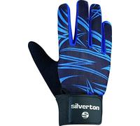 Silverton Guantes Cross Bone, Unisex Adulto, Negro/Azul, Small