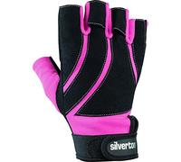 Silverton Mujer Lady Pro Guantes, Mujer, 46260S, Negro/Rosa, Small