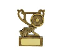 SilverTrophy: trofeo de fútbol mini premio de oro - Competiciones, torneos de fútbol, ganadores, campeones, hombre del partido, fútbol y bota, fiesta infantil, jugador del jugador, placa de grabado de