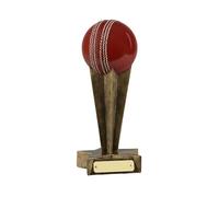 SilverTrophy: Trofeo de pelota de críquet, bola roja 3D, mejor jugador de bolos, jugador del partido, carrera más alta, MVP, Captain's Knock, Fastest Fifty, equipo, club, escuela, placa de grabado de