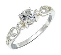 SILVERTROVE Anillo de piedras preciosas CZ para hombre y mujer, plata de ley 925, joyería de regalo hecha a mano CRG1237AH_65 (20.7)