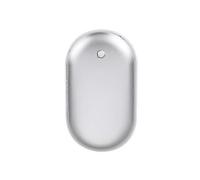 (silvery) Portable USB Hand Warmer Heater Rechargeable Power Bank Electric Warmers TOP