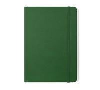 Silvine Cuaderno ejecutivo de tapa dura, tamaño A5, color verde, 160 páginas rayadas de papel marfil premium de 90 g/m² (197BRG)