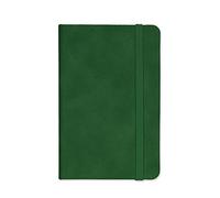 Silvine Cuaderno ejecutivo de tapa dura, tamaño A6, color verde, 160 páginas rayadas de papel marfil de 90 g/m²