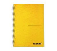 Silvine Luxpad Memory Aid - Cuaderno (A4, 120 páginas), color amarillo