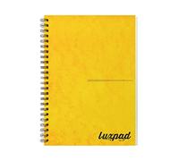 Silvine Luxpad Memory Aid - Cuaderno (A5, 120 páginas), color amarillo