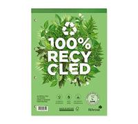 Silvine Recambio de papel reciclado A4, con margen, 120 páginas, papel 100% reciclado, ref. R101