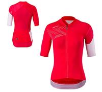 SILVINI Rosalia - Maillot de Ciclismo para Mujer, Manga Corta, MTB, Camiseta de Ciclismo para Mujer, Camiseta de Ciclismo para Mujer, Camiseta de Ciclismo para Mujer, Rubí Rosa, S