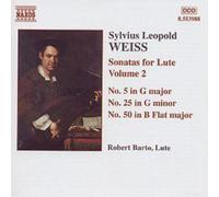 Silvius Leopold Weiss Sonatas for Lute - Volume 2 (CD) Album (Importación USA)
