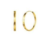 Silvora 30mm Aros Oro Medianos Mujer Plata de Primera Ley Pendientes Hipoalergenicos Oreja Sensible Aretes Finos Dorados