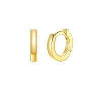 Silvora 6mm Aros Pequeños Huggie Plata de Primera Ley Mujer Pendientes Oro 18K Pendientes Creole Mini Aros Cartilago Hoop Huggie Earrings No Da Alergia