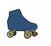 SILVYE - Fundas Cubre Patines para Patinaje ARTISTICO - Gama Azul (Aegean Blue, Talla S)