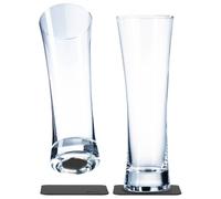 silwy magnetic system, vasos de cristal, vidrio magnético para acampar y navegar // cerveza