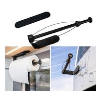 Silwy® Soporte magnético para rollos de cocina, se adhiere a superficies metálicas y barra de metal sin taladrar, flexible para cocina, caravana, barco y cocina al aire libre, imanes de goma para