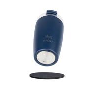 Silwy® Taza térmica magnética TO GO MIDNIGHT con nano almohadilla de gel de metal, taza de café prémium de acero inoxidable, a prueba de fugas, mantiene las bebidas calientes durante 3 horas, para