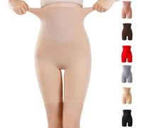 Silyka - Pantalones de cintura alta para el abdomen, Silyka pantalones de levantamiento de abdomen y cadera, faja moldeadora de cintura alta para mujer, talla grande, Piel, 7XL