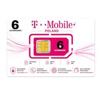 SIM anónima T-Mobile Polonia +48 ya activa, SIM de consumo sin suscripción, número polaco preasignado, utilizable en Italia, recargable por SMS y OTP