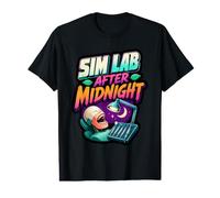 Sim Lab después del Turno de Noche Dental de Medianoche Camiseta gráfica económica