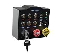 SIM-PANEL Caja de Botones HT/HTE para simulador de camión Americano (Caja de Botones ATS/ETS2) (retroiluminación Personalizable)