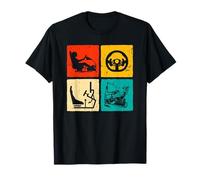 Sim Racing Retro Vintage Simulador Cockpit Racer Experiencia Camiseta