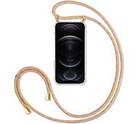 SIMao, Funda con Cuerda para Huawei Mate 20X Funda con Cadena para Teléfono Móvil con Correa Ajustable Transparente TPU Silicona Carcasa con Collar de Cordón Funda con Cordón de Colgar,Arco Iris