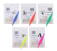 simarro 500 bandas de goma elásticas de ortodoncia, banda de goma de dientes con 5 piezas de colocadores para aparatos ortopédicos, herramientas dentales para arreglar el espacio dental, aparatos