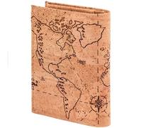 Simaru Cartera Billetera Monedero de Corcho Vegano Hombre Bloqueo RFID Respetuosa con el Medioambiente y Repelente al Agua