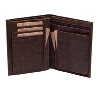 Simaru Cartera Billetera Monedero de Corcho Vegano Hombre Bloqueo RFID Respetuosa con el Medioambiente y Repelente al Agua