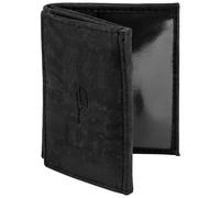 Simaru Cartera de Corcho, Vegana y compacta, Resistente Cartera con protección RFID, Compartimento para Tarjetas, Billetes y Monedas para Hombre y Mujer (Negro)