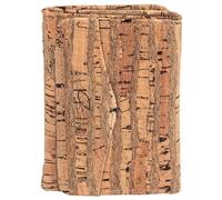 Simaru Cartera Mujer de Corcho, Monedero Vegano para 9+Tarjetas, Protección RFID, Billetero y Monedero (Raizes)