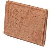 Simaru Cartera Slim de Corcho Vegano con Protección RFID | Monedero Delgado con 6 Tarjetas, Monedero y Billetero para Hombres y Mujeres | Vegano e Impermeable (Beis)
