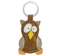 Simaru Llavero fuerte de piel auténtica,regalo para Navidad, cumpleaños, aniversario, encuentra tu animal favorito