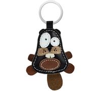 Simaru Llavero fuerte de piel auténtica,regalo para Navidad, cumpleaños, aniversario, encuentra tu animal favorito