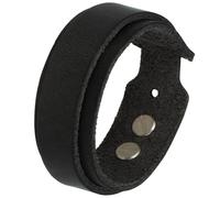 Simaru Pulsera de Cuero Premium Fabricado en Alemania para Mujeres y Hombres, Brazalete de Cuero Genuino Unisex, Cierre Resistente con Remaches de Tornillo