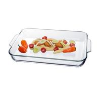 SIMAX Bandeja Para Asar Y Hornear Cuadrada Transparente 4.8l