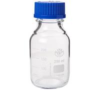 SIMAX Frasco de reactivo de laboratorio de vidrio borosilicato, 250 ml, equivalente a Duran, Pyrex
