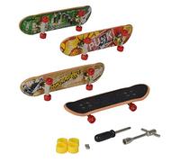 Simba 103306084 Finger Skateboard - Juego de 4 monopatines para Dedos (9 cm, a Partir de 5 años)