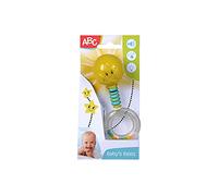 Simba 104010060 - Sonajero luminoso ABC que brilla cuando se sacude, 14 cm, juguete para bebé, sonajero para bebés, a partir de 3 meses