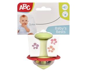 Simba 104010102 ABC - Sonajero con bolas y pétalos suaves para dentición, 10 cm, a partir de 3 meses