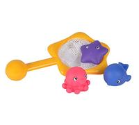 Simba 104015478 ABC - Animales de baño en red, a partir de 3 meses, con red de seguridad, 3 animales, juguete para bebé, niños pequeños, juguete para bañera, salpicaduras de agua, animales acuáticos, diversión en el baño