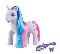 Simba 104342482 - Unicornio con Pelo Multicolor, 14 cm, Flocado, con Peine y Pinzas para el Pelo, a Partir de 3 años
