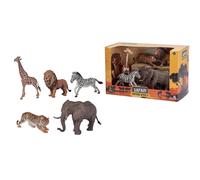 Simba 104343103 Safari Animal Figures Sapphire Animal Set Toys, Lion, Tiger, Ele