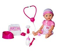 Simba 105032355 New Born Baby con Accesorios Doctor.