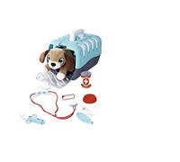 Simba- Tiere Maleta Veterinaria, Peluche y 24 cm, Accesorios, 7 Piezas, 25 x 18 x 17 cm, a Partir de 3 años, Color Blanco, Medium (4006592088040)