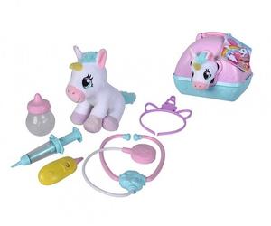 Simba 105542140 - World Of Toys - Maletín Doctor Con Felpa Unicornio - Nuevo