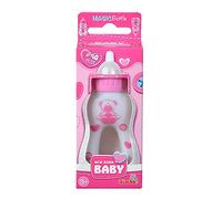 Simba 105560013 New Born Baby - Botella de leche mágica (13 cm), color blanco y rosa