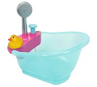 Simba 105560123 New Born Baby Bañera, con función de Bomba y Pato, para muñecas de 30-43 cm, 32,5 cm, a Partir de 3 años, Accesorios para muñecas