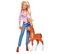 Simba 105733517 Steffi Love Little Horse Doll with Cute Foal and Fun Function, I