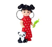 Simba 105733568 Evi Love Animal World - Muñecas de Peluche (12 cm, 3 Modelos), diseño de Elefante, Jirafa o Panda