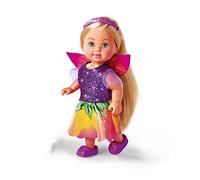 Simba 105733597 Evi Love Flower Fairy, 2 Modelos Surtidos, Solo se Entrega un artículo, muñeca de Hada de Las Flores con alas y Pelo de Diadema, muñeca de 12 cm, a Partir de 3 años